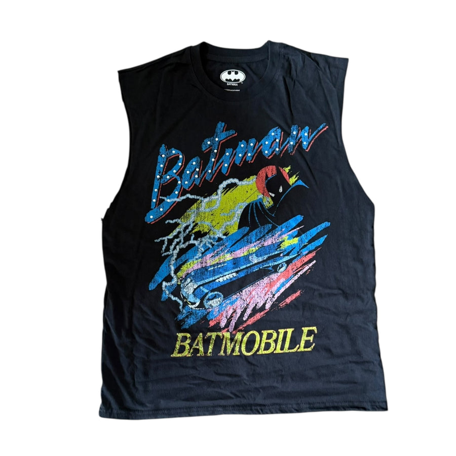 Comic Collection - BATMAN RHINESTONE TANK (BLACK)