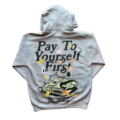 BB RICH NOBODY PAY YOURSELF! (GRAY)