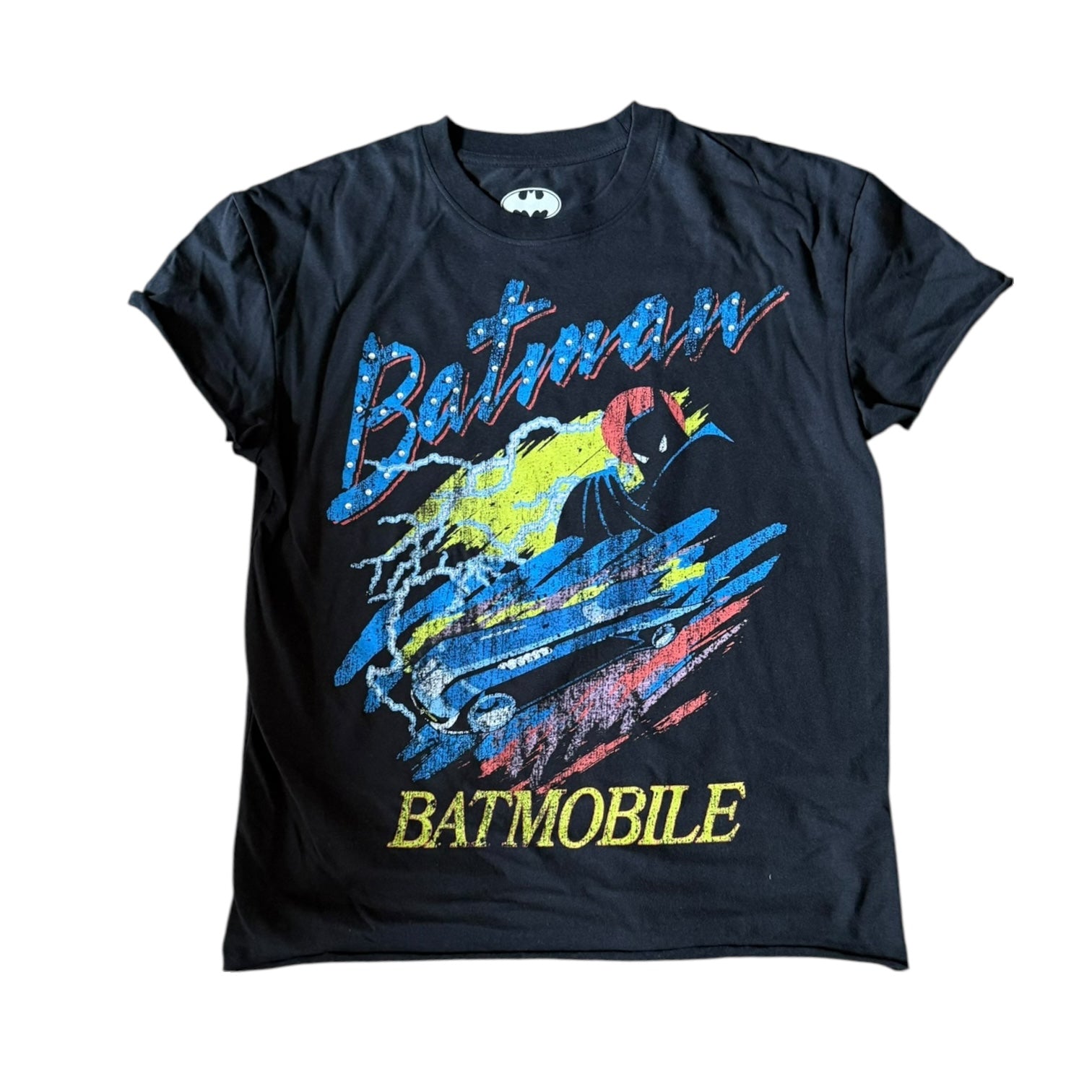 Comic Collection - BATMAN RHINESTONE TEE (BLACK)