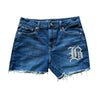 BB WOMEN’S GAP (B) CUSTOMIZED RHINESTONE JEAN SHORTS - DROP 7/25/25
