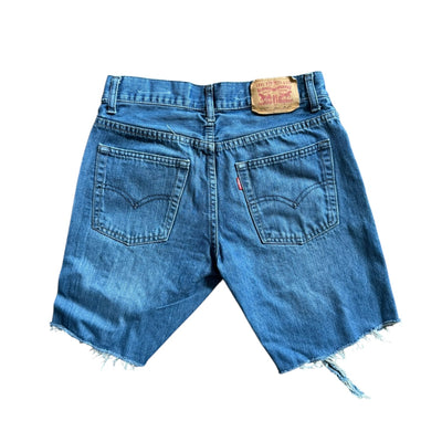 BB WOMEN’S LEVI’S (B) CUSTOMIZED RHINESTONE JEAN SHORTS - DROP 7/25/25