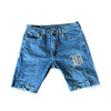 BB MEN’S LEVI’S CUSTOMIZED (B) RHINESTONE JEAN SHORTS - DROP 7/25/25