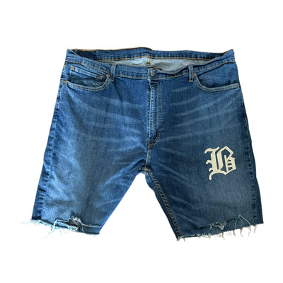 BB MEN’S LEVI’S CUSTOMIZED (B) RHINESTONE JEAN SHORTS - DROP 7/25/25