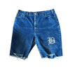 BB MEN’S LEVI’S CUSTOMIZED (B) RHINESTONE JEAN SHORTS - DROP 7/25/25