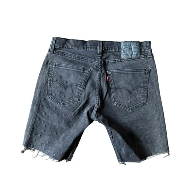 BB MEN’S LEVI’S CUSTOMIZED RHINESTONE JEAN SHORTS - DROP 8/1/25