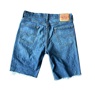BB MEN’S LEVI’S CUSTOMIZED RHINESTONE JEAN SHORTS - DROP 8/1/25