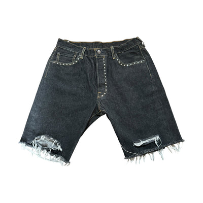 BB MEN’S LEVI’S CUSTOMIZED RHINESTONE JEAN SHORTS - DROP 8/1/25 (1 of 1)