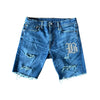 BB MEN’S LEVI’S (B) CUSTOMIZED RHINESTONE JEAN SHORTS - DROP 8/1/25
