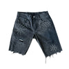 BB MEN’S LEVI’S CUSTOMIZED STARBURST RHINESTONE JEAN SHORTS - DROP 8/1/25