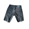 BB MEN’S LEVI’S CUSTOMIZED STARBURST RHINESTONE JEAN SHORTS - DROP 8/1/25
