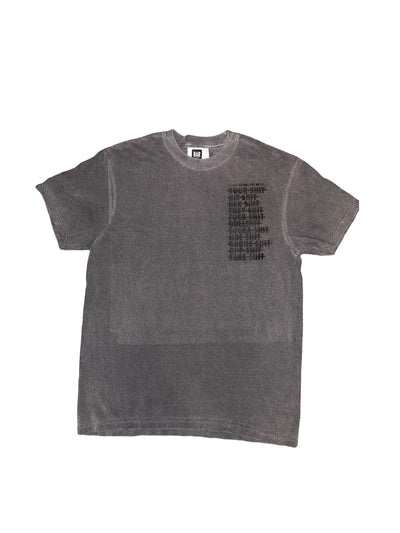 NO SH*T TEE (WASHED GRAY)
