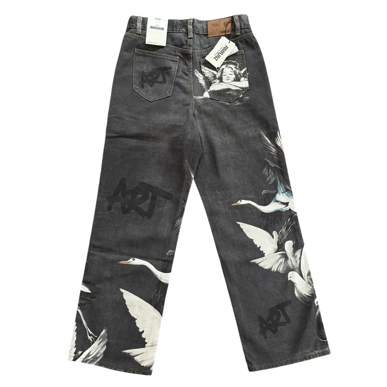 ART DOVES WIDE LEG JEANS
