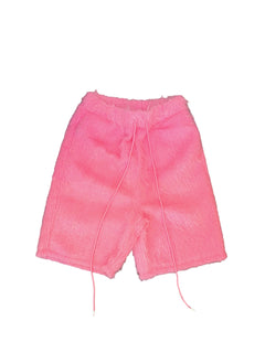 【todayful】Mohair Short Pants YSJY ODM OEM Custom Logo Knit Fluffy Mohair Pants for Men