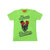 HEART BREAKER BANDANA (BLACK FRONT) TEE (NEON GREEN)