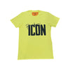 FUCK’IN ICON (BLACK FRONT) TEE (NEON YELLOW)