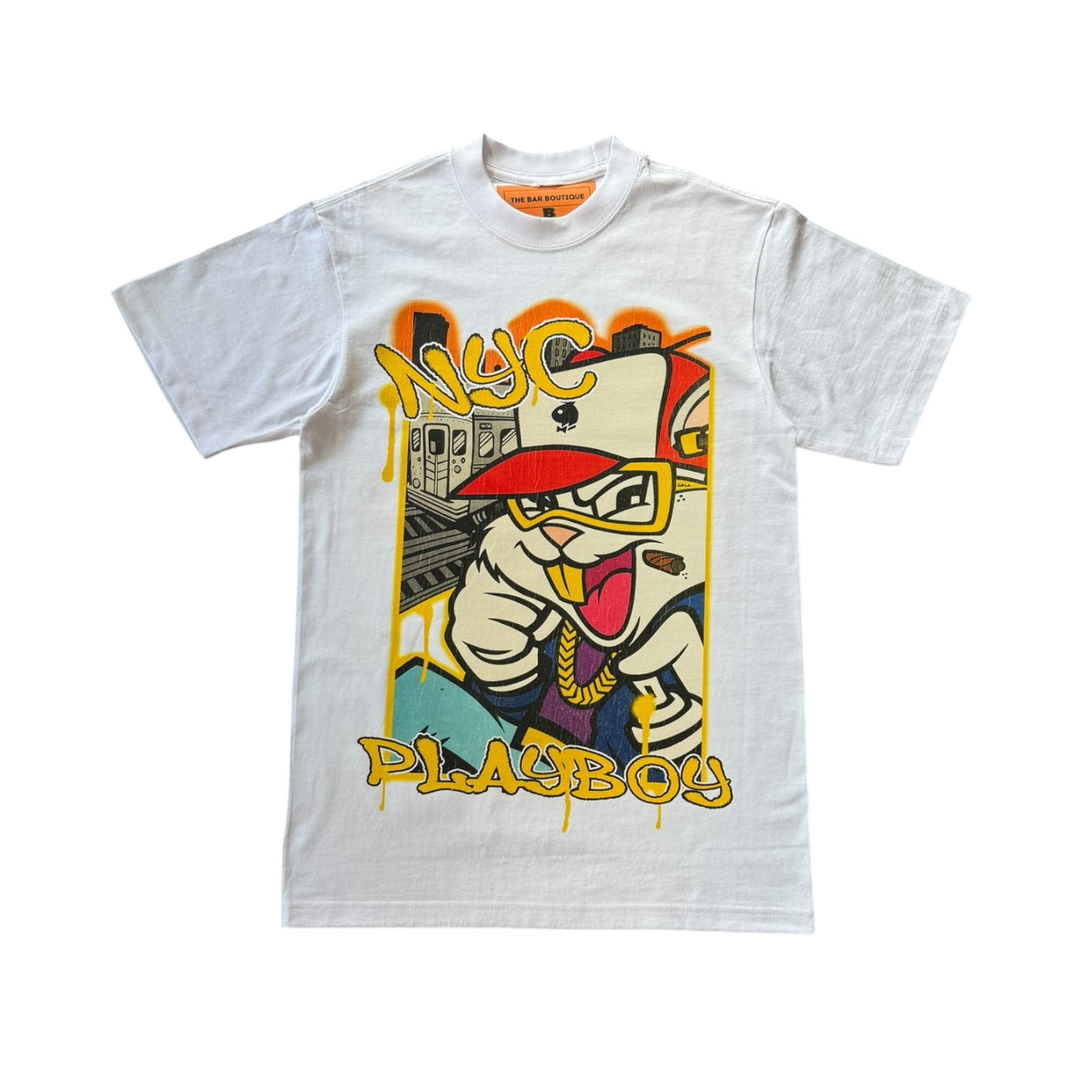 BB PLAYBOY TEE (WHITE)