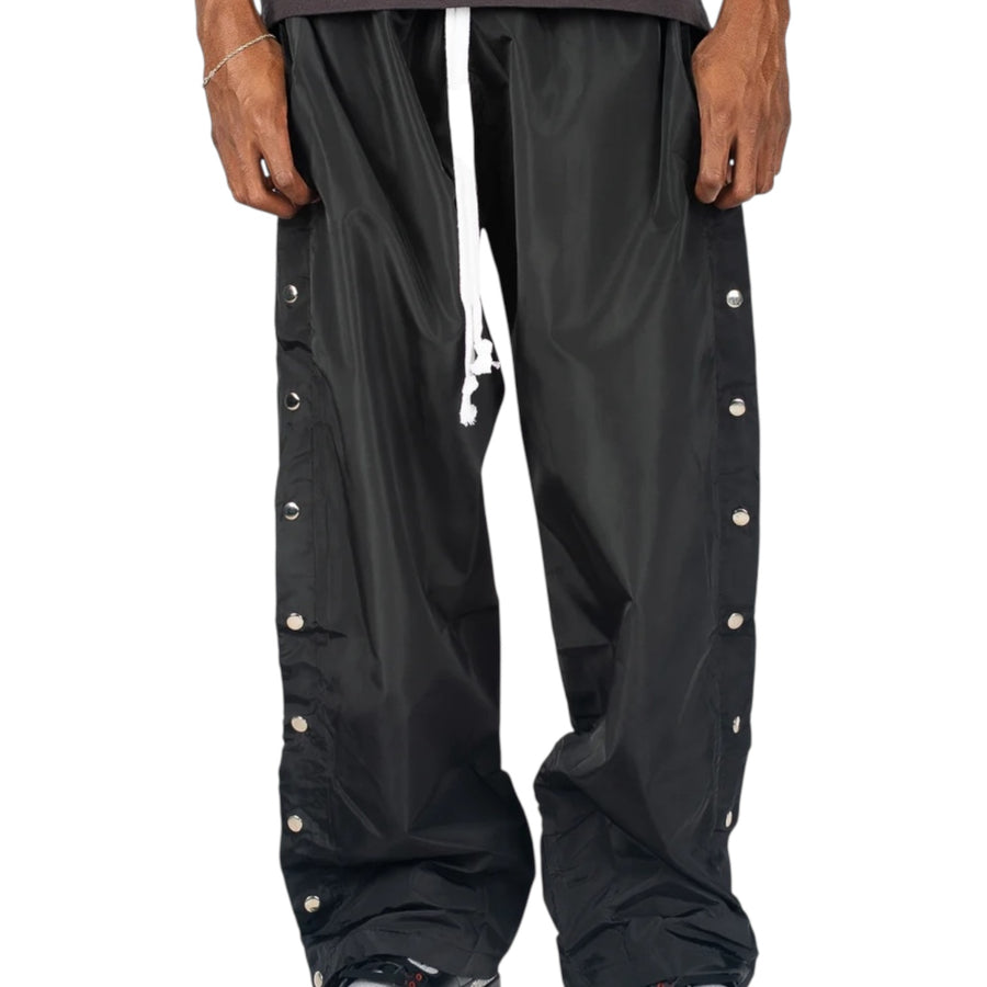 BB SIDE SNAP NYLON PANTS (BLACK)