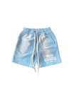 DRESS REHEARSAL SKY BLUE WASHED SHORTS