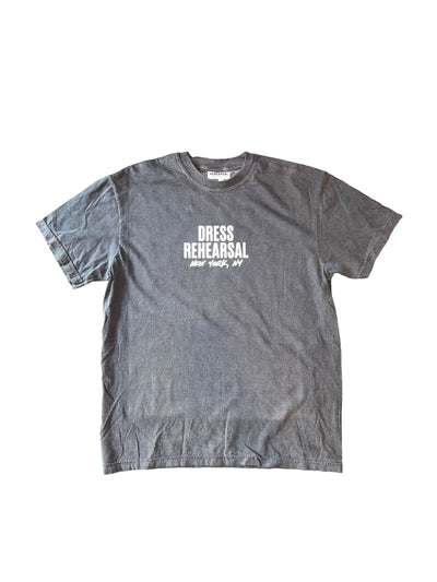 DRESS REHEARSAL BASIC TEE (WASHED GREY)