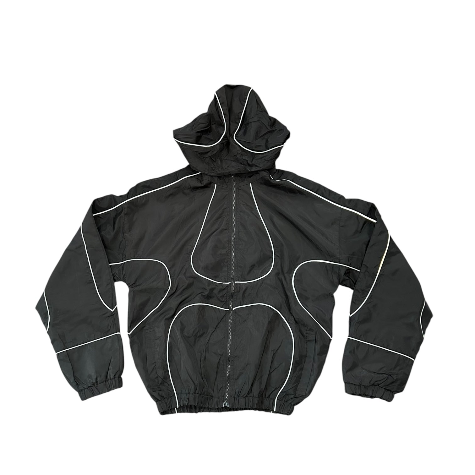 BB WINDBREAKER SHORT SUIT - HOODED JACKET (BLACK)