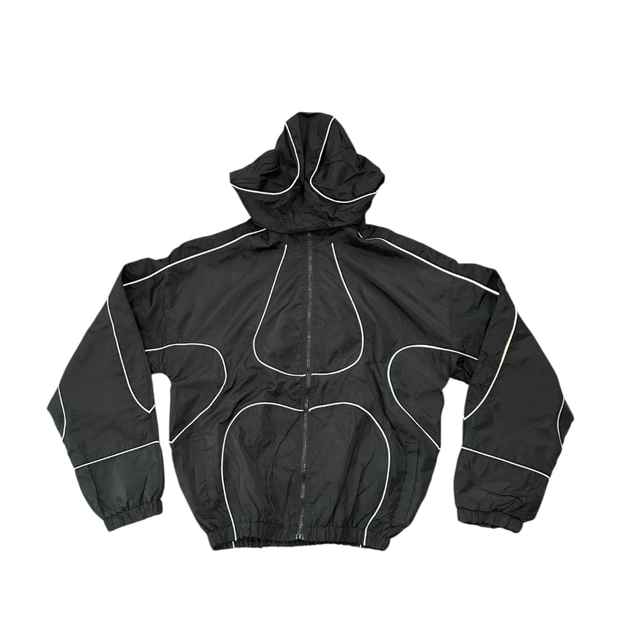 BB WINDBREAKER SHORT SUIT - HOODED JACKET (BLACK)