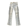 WEIMEA ZIPPER STAR STACKED JEANS (LIGHT BLUE)