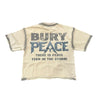 BKYS BURY PEACE CROPPED TEE (CREAM)