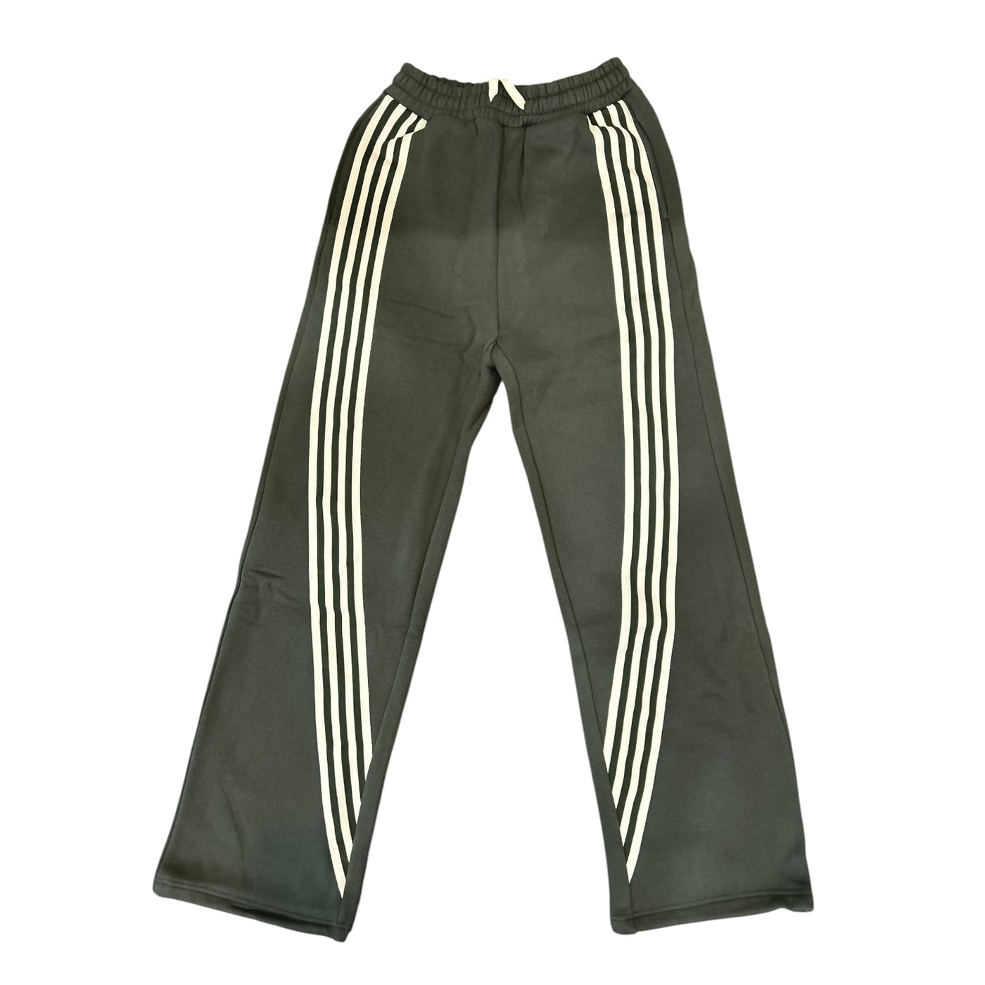 BB IRREGULAR STRIPE TRACK PANT (HUNTER GREEN)