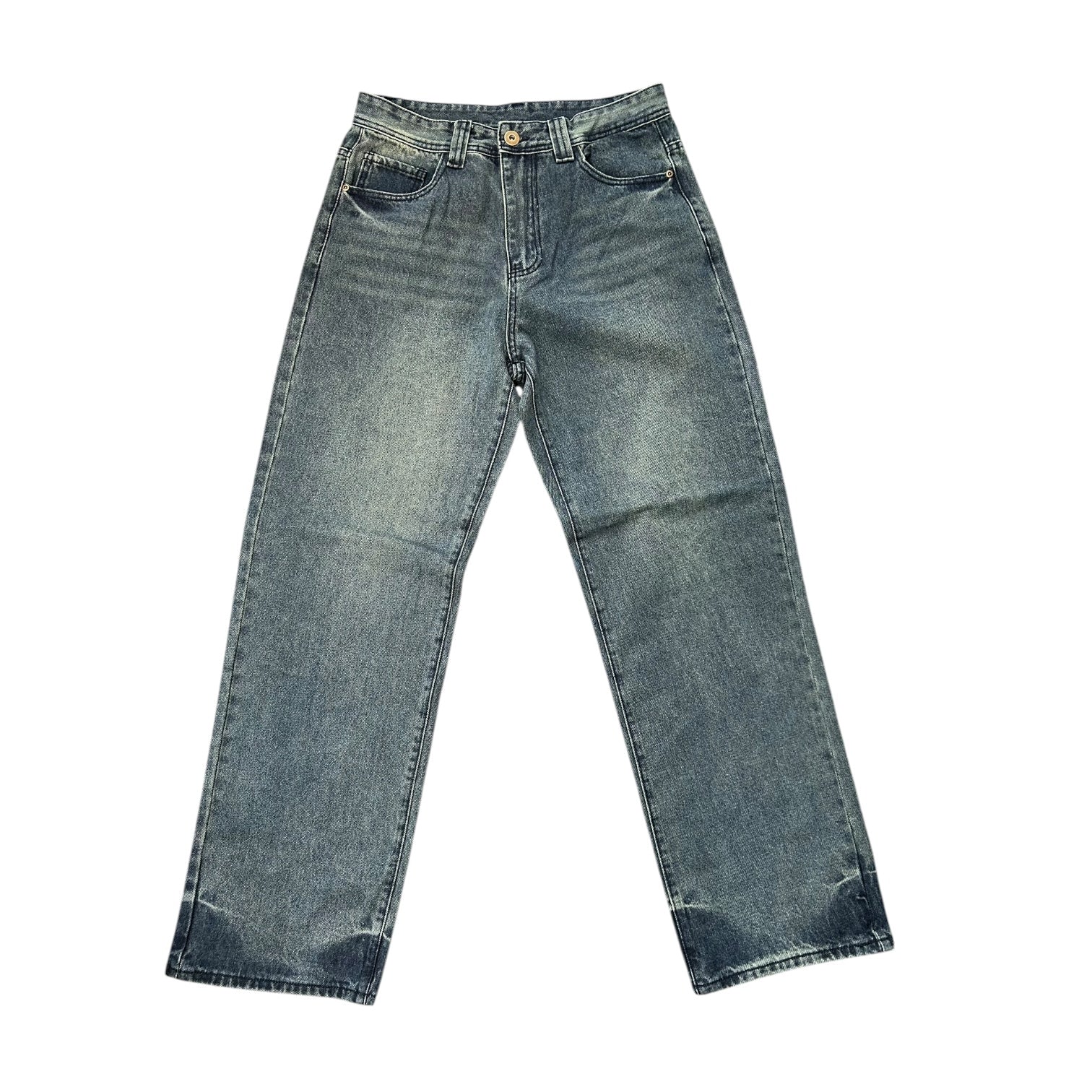 BB BAGGY BLUE WASHED JEANS