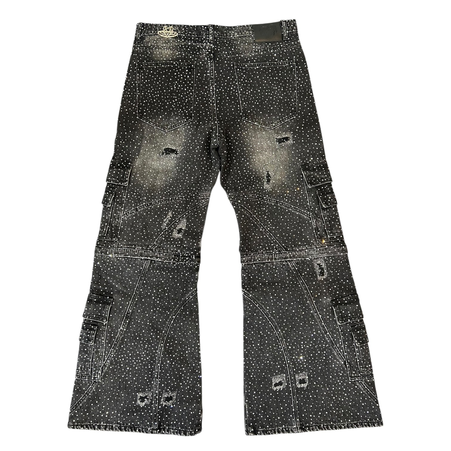 whathappenedtogod “DRKCRYSTL" TRNSFRMR DENIM