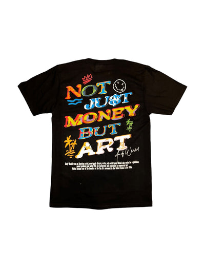 DR NOT JUST MONEY BUT ART TEE (Black)