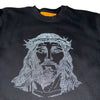 BB RHINESTONE JESUS/GOD GOT ME CREWNECK (BLACK)