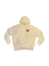 HEARTBREAKER SKULL HOODIE (CREAM ACID WASH)