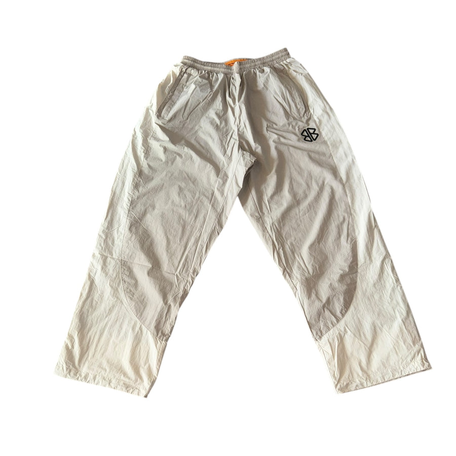 BB LOGO 2025 TRACKSUIT PANTS (TAN & BEIGE)
