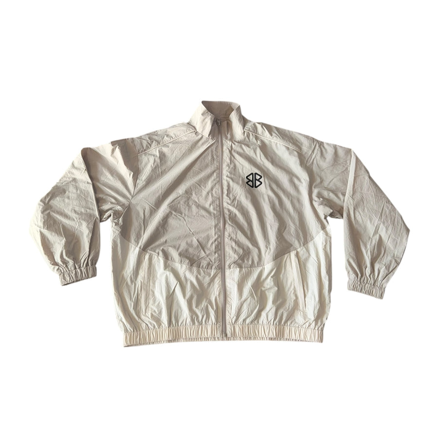 BB LOGO 2025 TRACKSUIT JACKET (TAN & BEIGE)