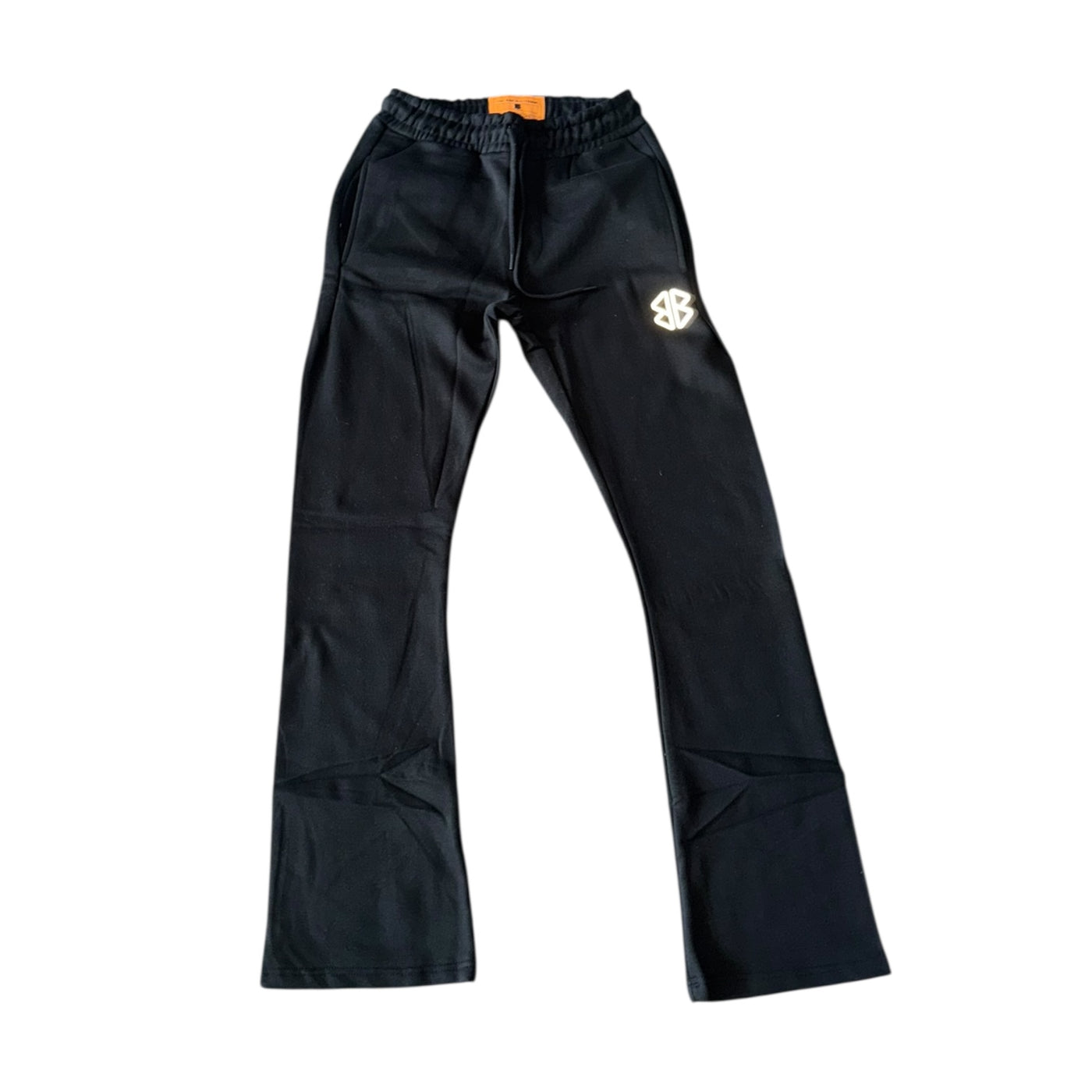 BB LOGO 2025 SWEATSUIT STACK PANTS (BLACK)