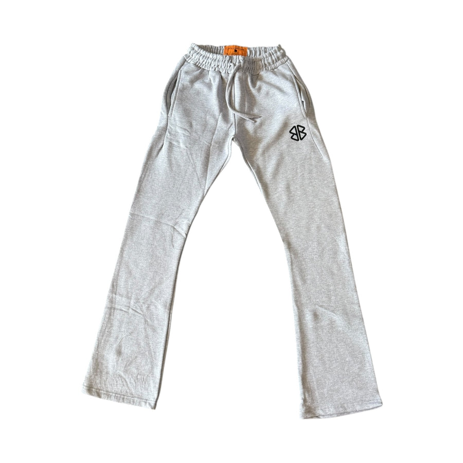 BB LOGO 2025 SWEATSUIT STACK PANTS (GREY)