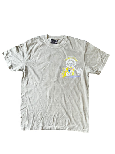 SNS PATCHWORK ROCKSTAR TEE (ARMY GREEN)