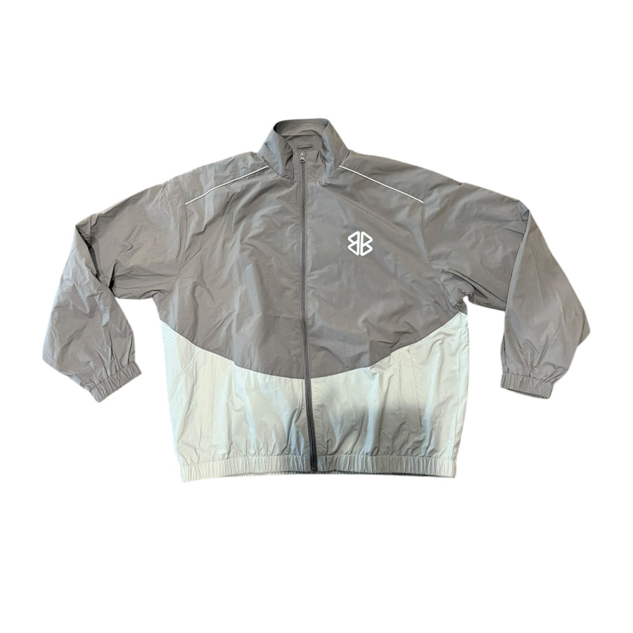 BB LOGO 2025 TRACKSUIT JACKET (LIGHT GREY & GREY)