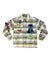 FIRST ROW COEXIST MULTI PATCH SHACKET (OLIVE)