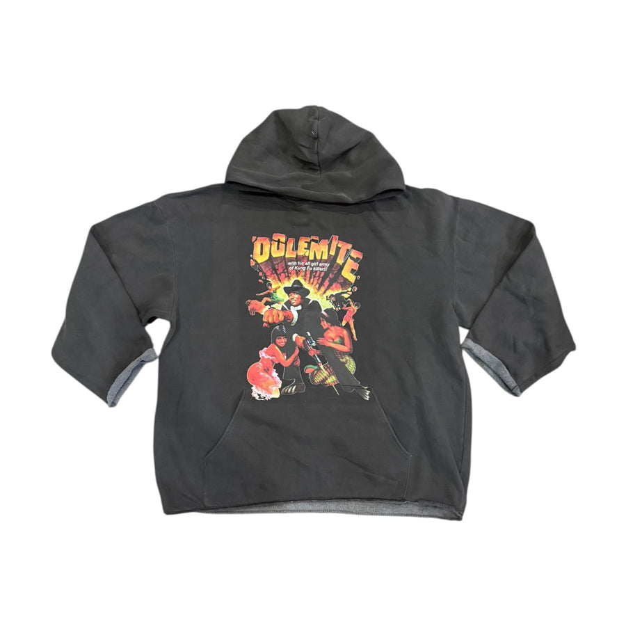 BB DOLEMITE CROPPED HOODIE (WASHED GREY) - 1 OF 1