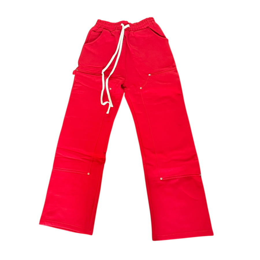 BB BAGGY CARPENTER SWEATPANTS (RED)