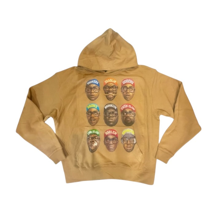 BB NY HOOD HEROES HOODIE (BROWN)