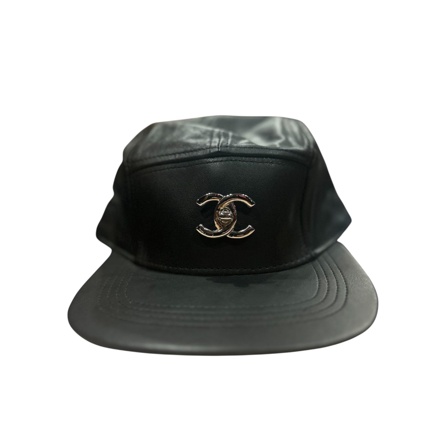 CC (SILVER) LEATHER HAT