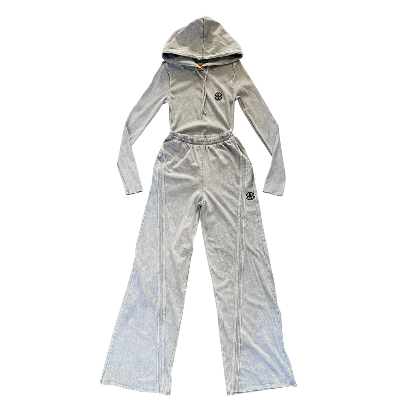 BB ACID WASH TRACKSUIT (GREY)