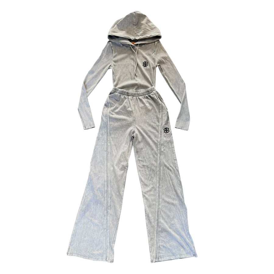BB ACID WASH TRACKSUIT (GREY)