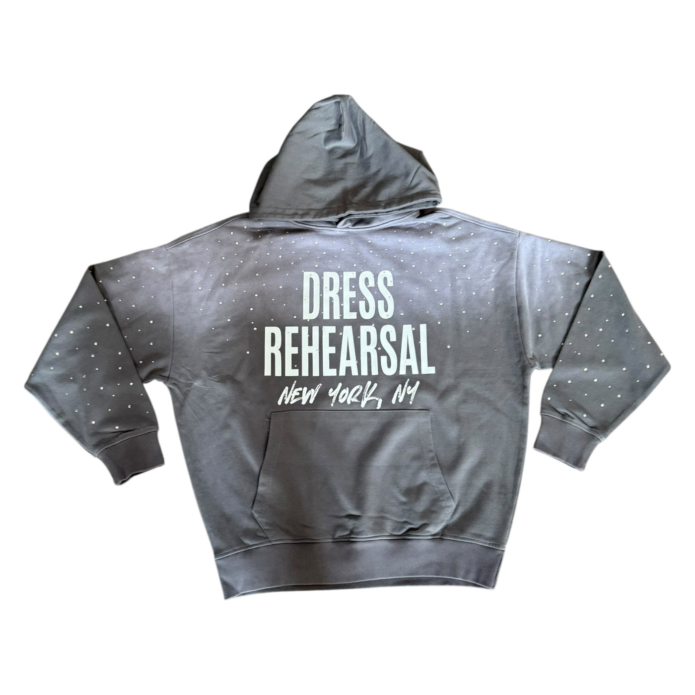 BB DRESS REHEARSAL RHINESTONE SWEATSHIRT (GREY)