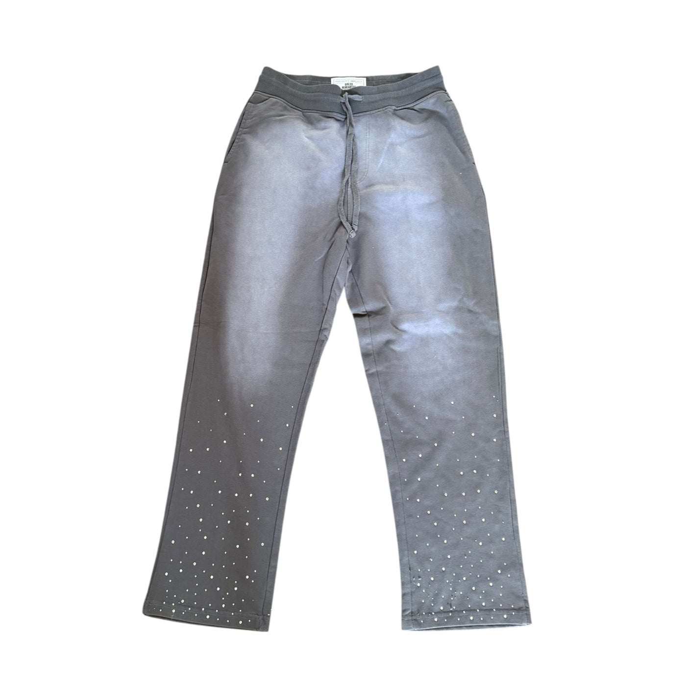 BB DRESS REHEARSAL RHINESTONE SWEATPANTS (Grey)