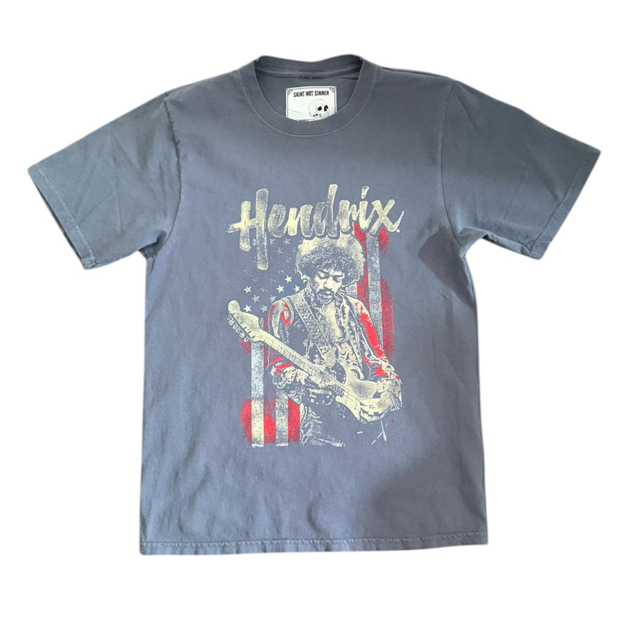 BB JIMI HENDRIX TEE (BLUE WASH)