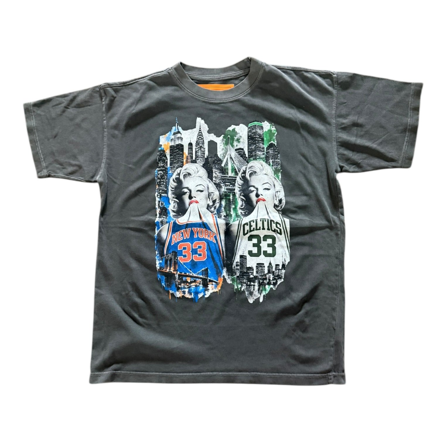 BB NY BOSTON RIVALRY TEE (CHARCOAL) - 1 of 1